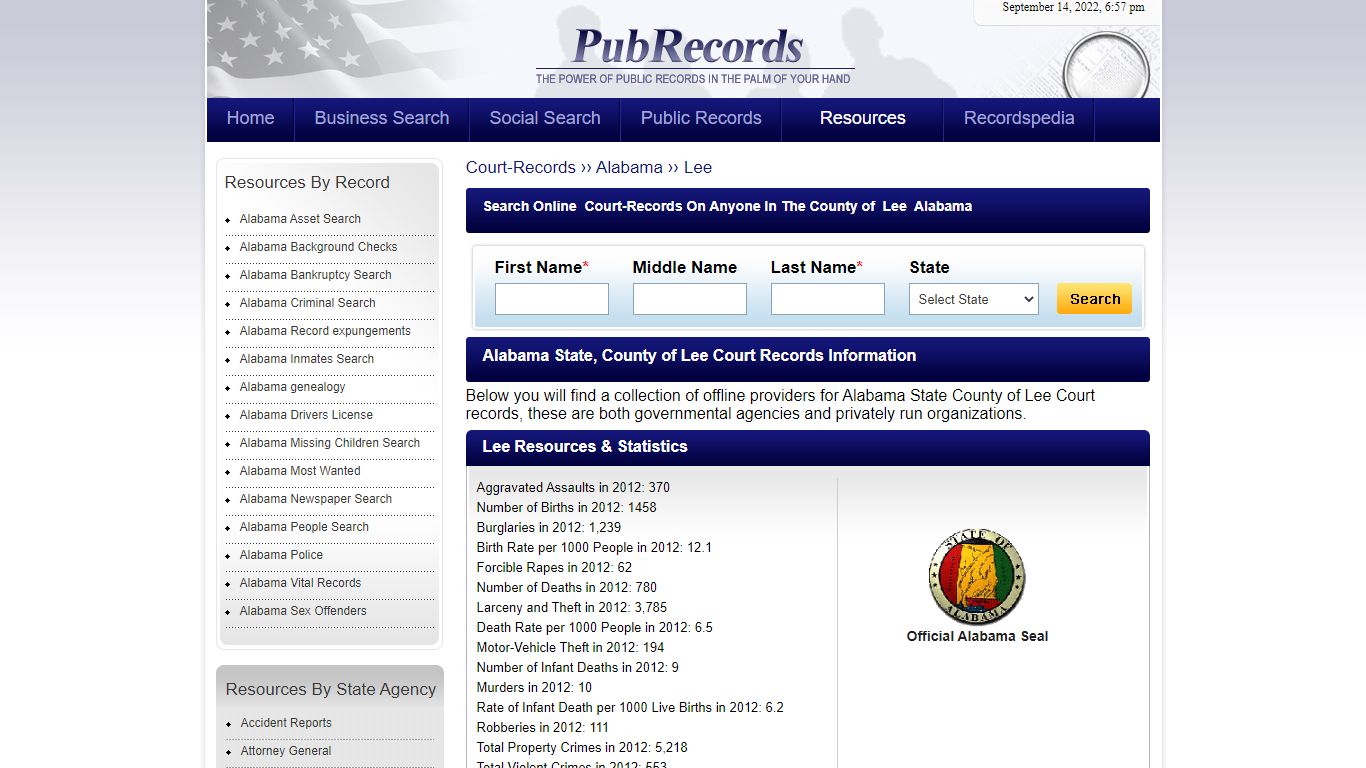 Lee County, Alabama Court Records - Pubrecords.com